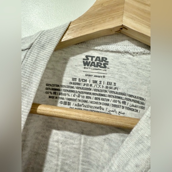 Star Wars Disney Spirit Jersey Han Solo/Princess Leia “I Know” NWT, Unisex Small - Picture 8 of 11